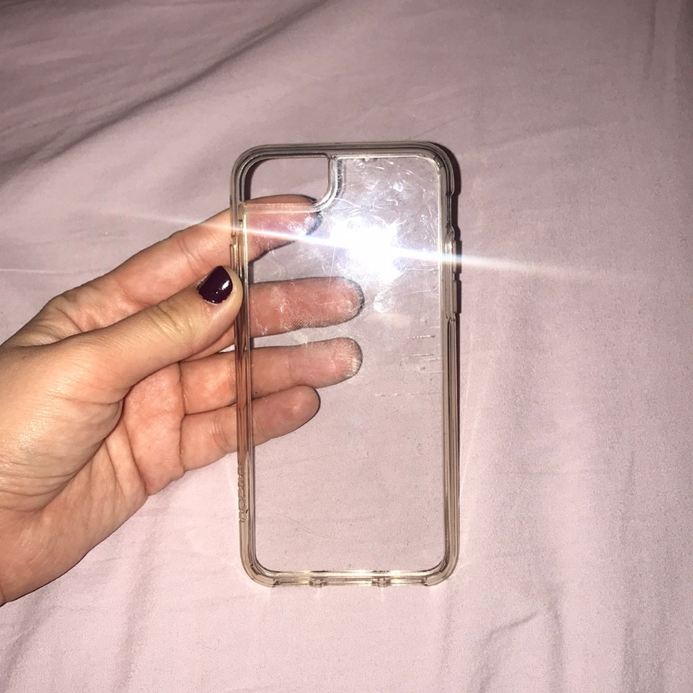 Clear iPhone case